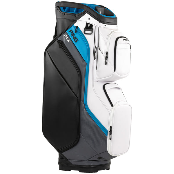 Ping DLX 244 Cart Bag - White/Dark Grey/Blue