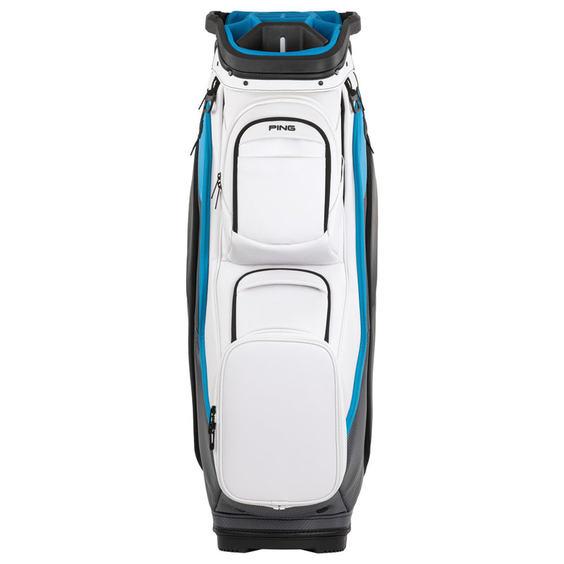 Ping DLX 244 Cart Bag - White/Dark Grey/Blue