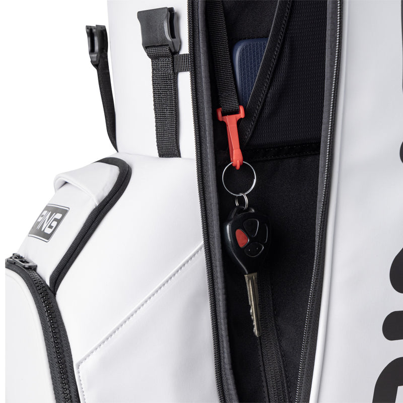 Ping Hoofer Tour 244 Stand Bag - White/Black