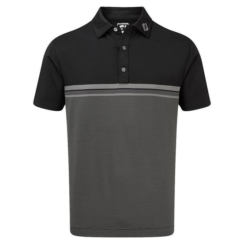 FootJoy Lisle End on End Stripe - Black/Coal