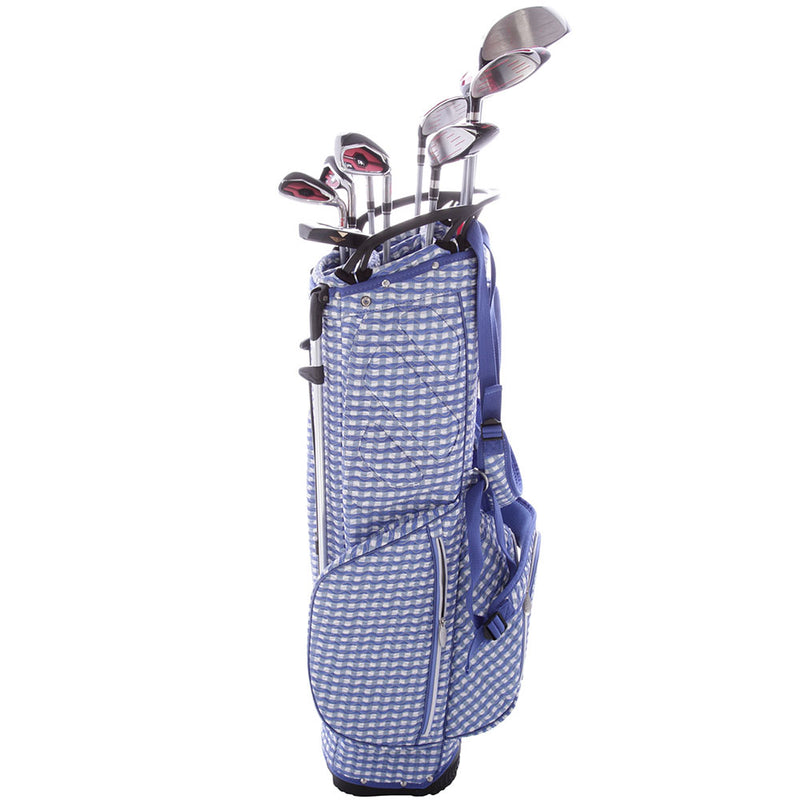 Lynx Ladies 11-Piece Premium Crystal Golf Package Set - White/Violet/Light Blue