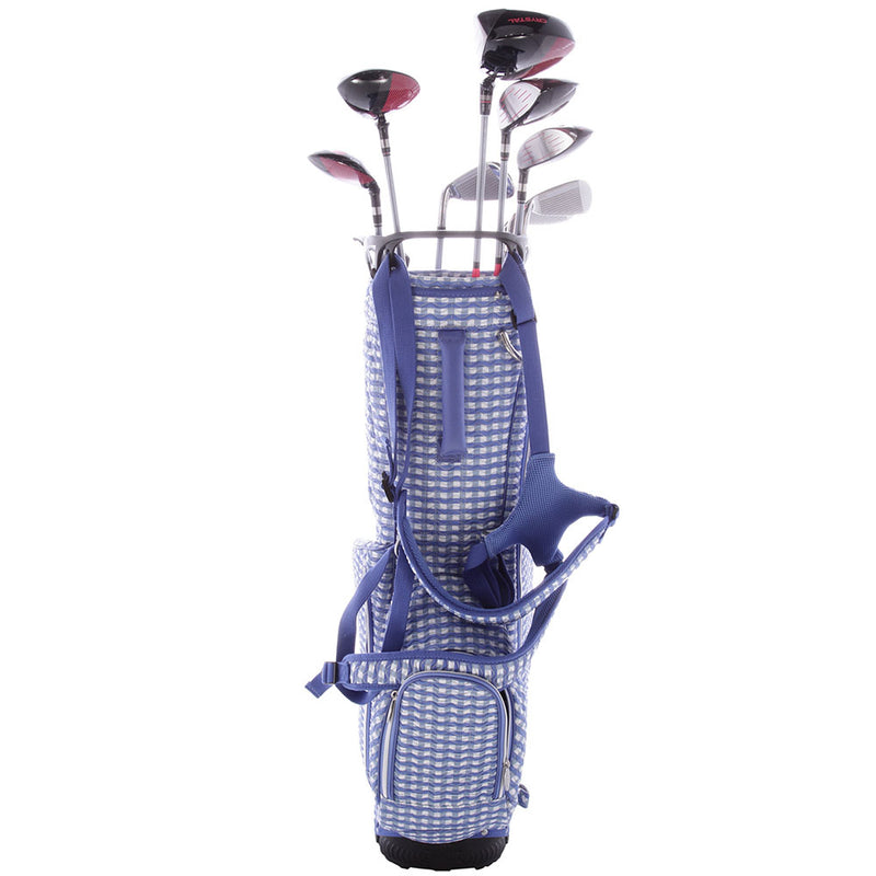 Lynx Ladies 11-Piece Premium Crystal Golf Package Set - White/Violet/Light Blue