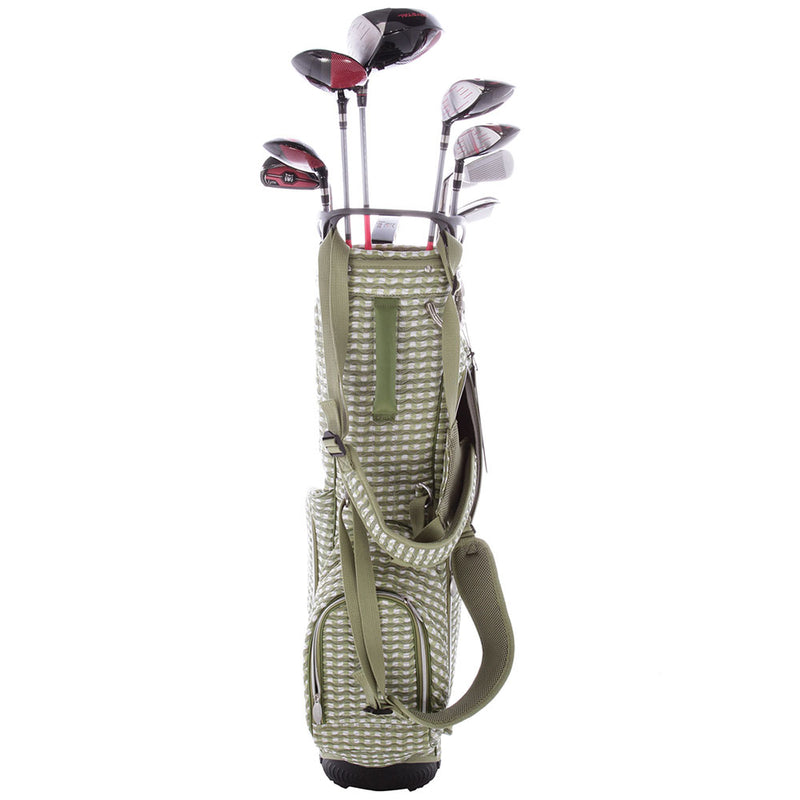 Lynx Ladies 11-Piece Premium Crystal Golf Package Set - White/Olive/Light Olive