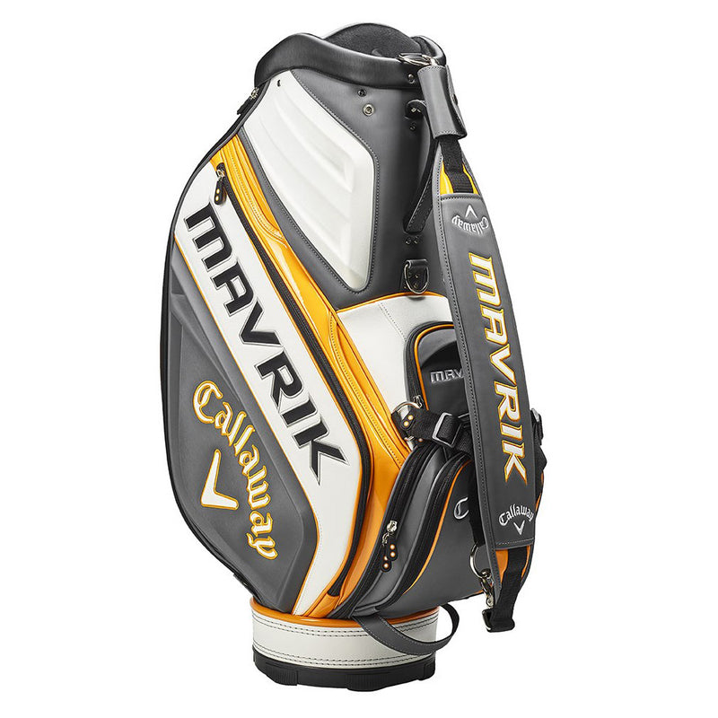 Callaway Mavrik Tour Staff Bag - Charcoal/White/Orange