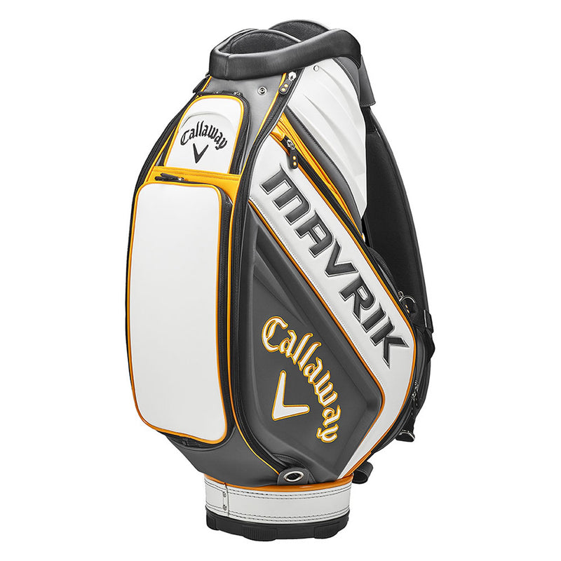 Callaway Mavrik Tour Staff Bag - Charcoal/White/Orange