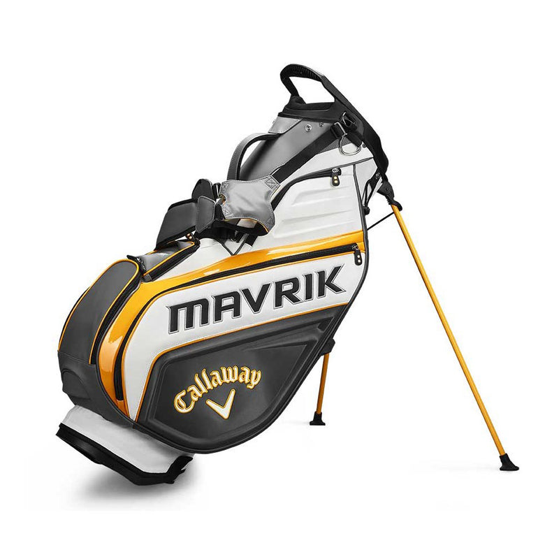 Callaway Mavrik Tour Staff Stand Bag - Charcoal/White/Orange