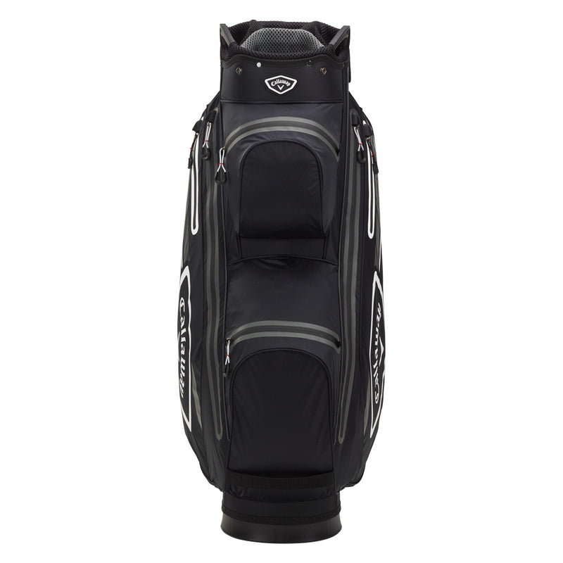 Callaway Chev Dry 14 Waterproof Cart Bag - Black/White/Charcoal