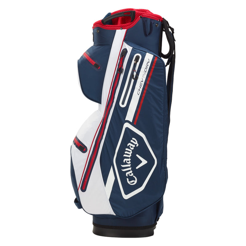 Callaway Chev Dry 14 Waterproof Cart Bag - Navy/White/Red