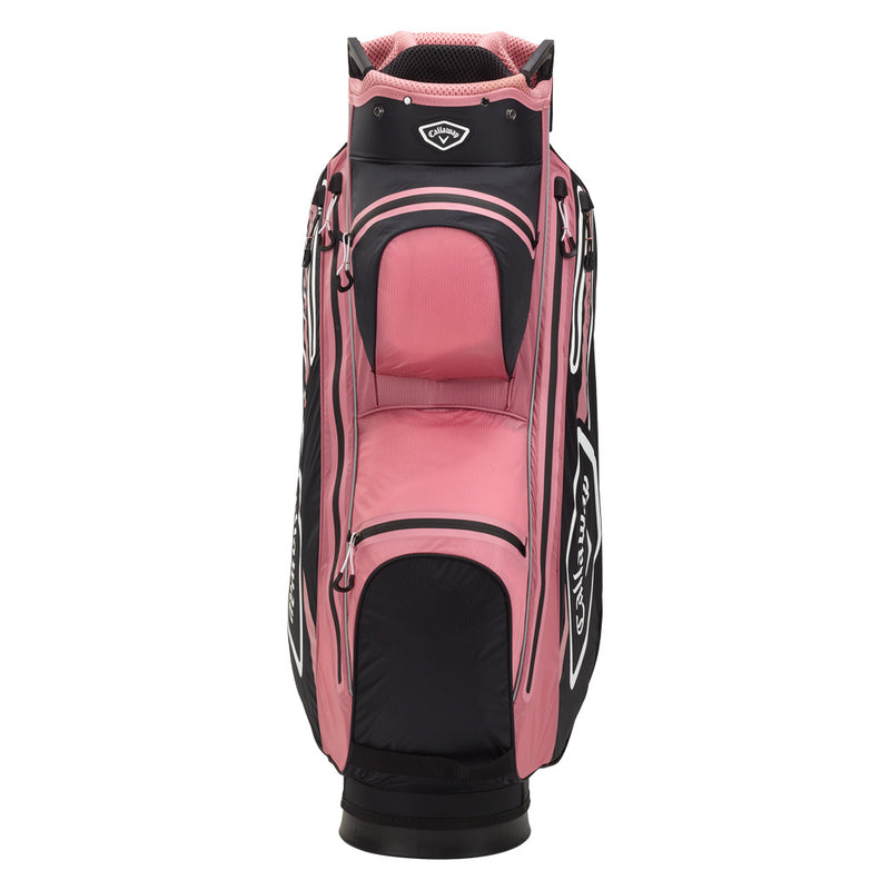 Callaway Chev Dry 14 Waterproof Cart Bag - Black/Rose/White