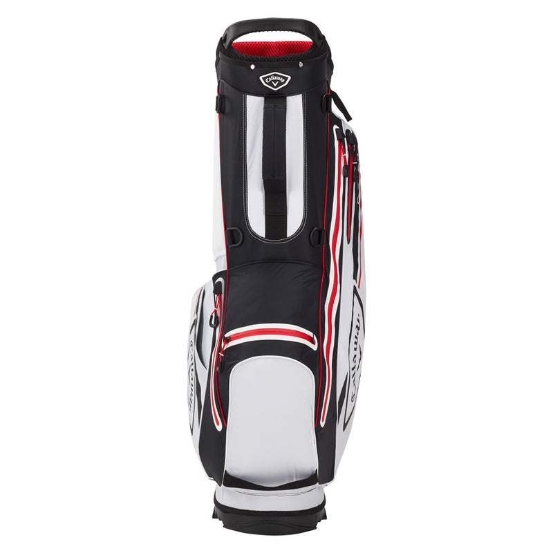 Callaway Chev Dry Waterproof Stand Bag - White/Black/Fire