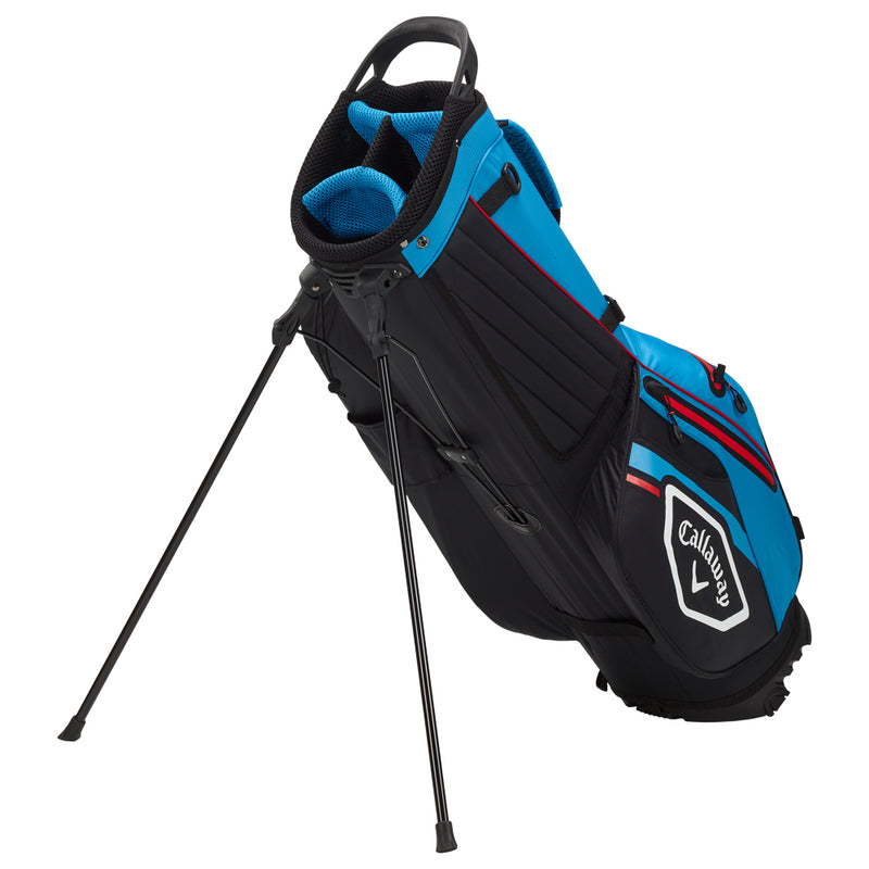 Callaway Chev Dry Waterproof Stand Bag - Black/Cyan/Fire