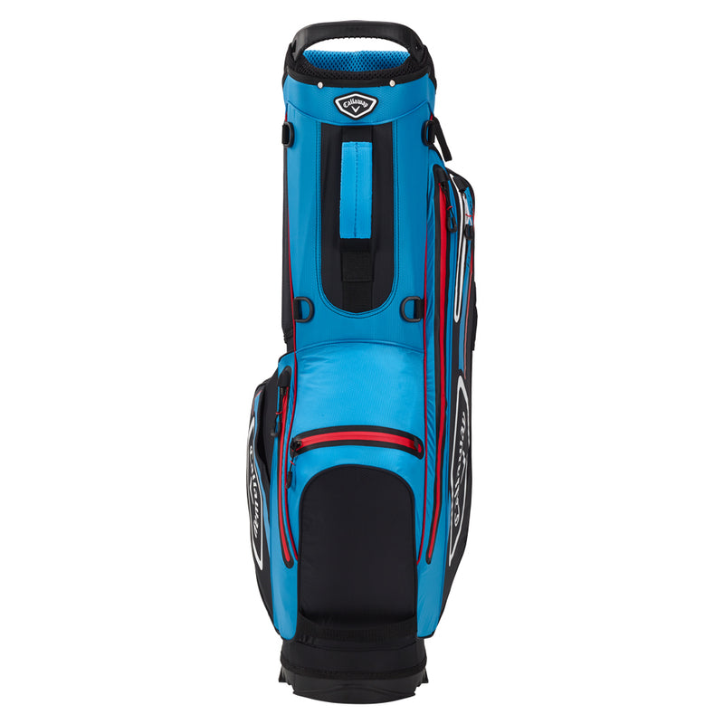 Callaway Chev Dry Waterproof Stand Bag - Black/Cyan/Fire