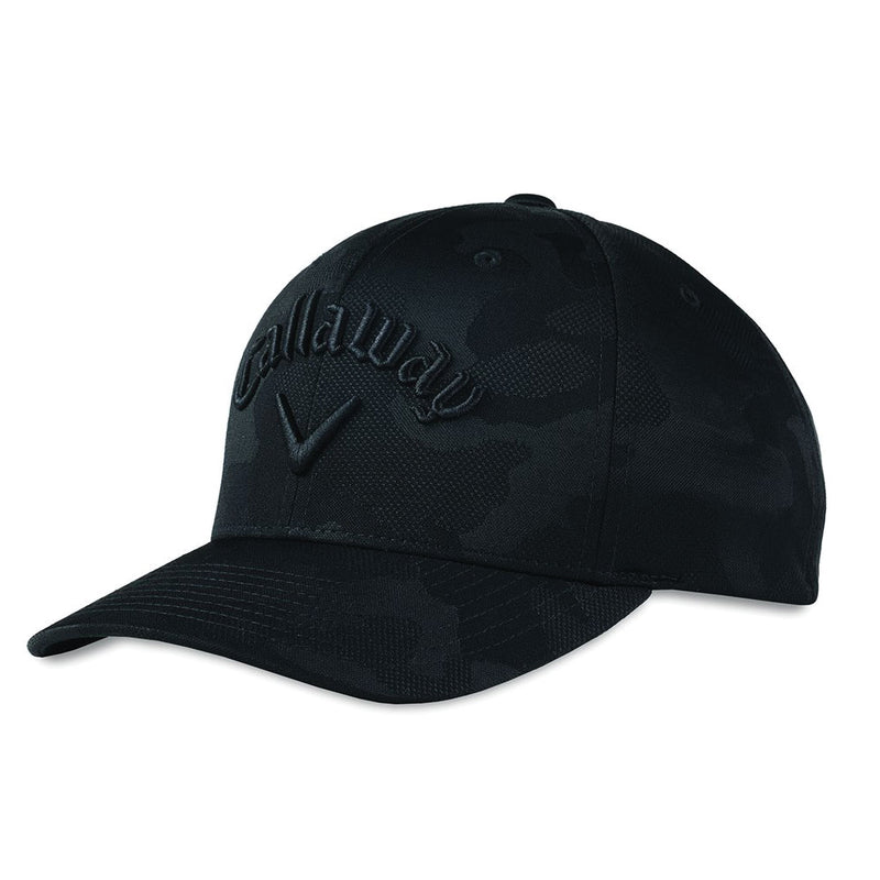 Callaway Camo Snapback Adjustable Cap - Black