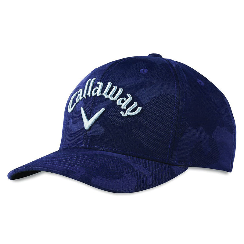 Callaway Camo Snapback Adjustable Cap - Navy