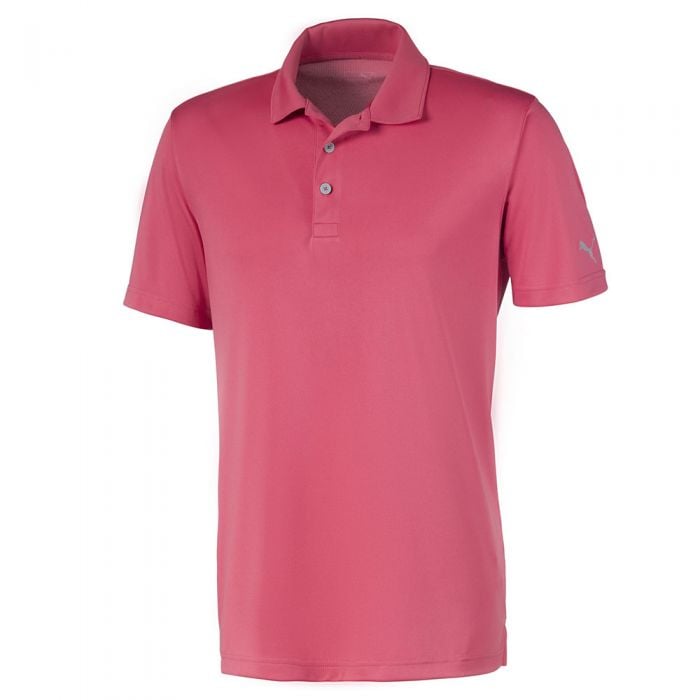 Puma Rotation Golf Polo - Rapture Red