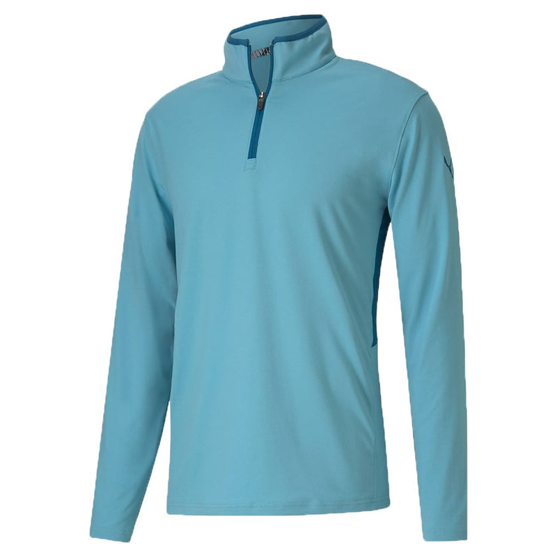 Puma Rotation 1/4 Zip Pullover - Milky Blue