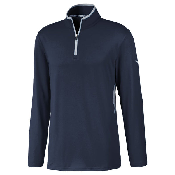 Puma Rotation 1/4 Zip Sweater - Navy Blazer