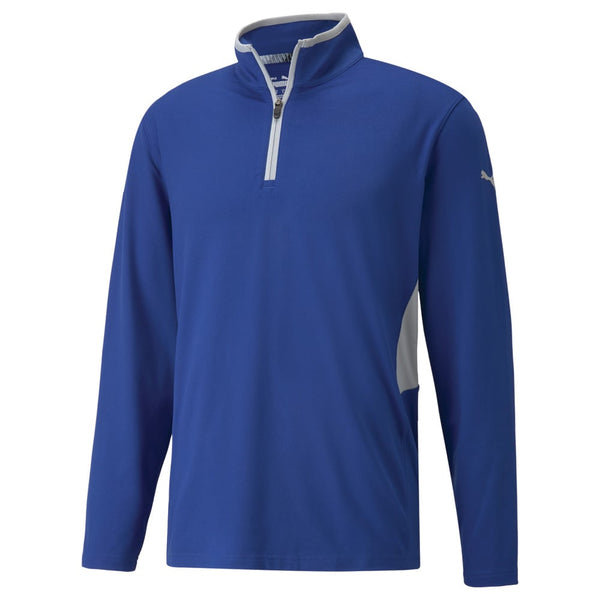 Puma Rotation 1/4 Zip Sweater - Mazarine Blue