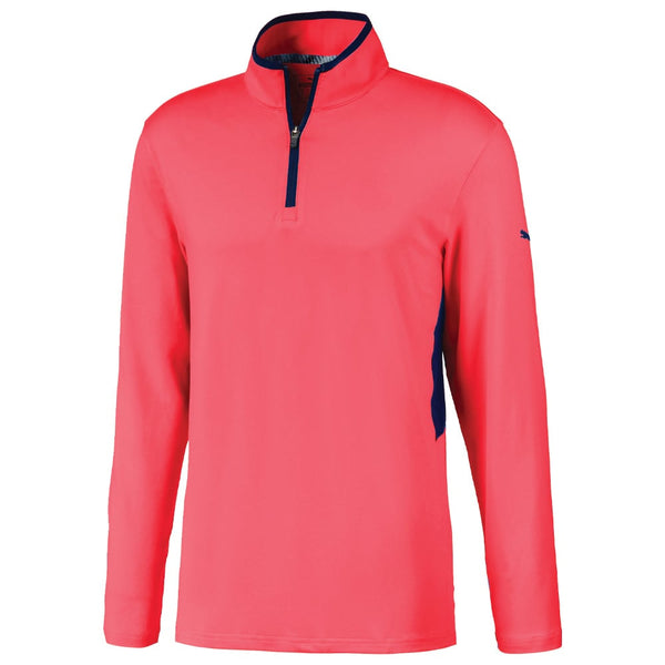 Puma Rotation 1/4 Zip Sweater - Teaberry