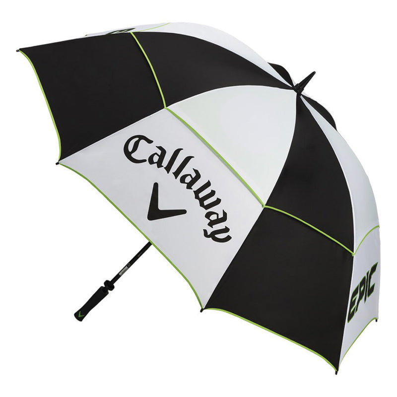 Callaway Epic 68 Inch Tour Golf Umbrella - Black/Green/White