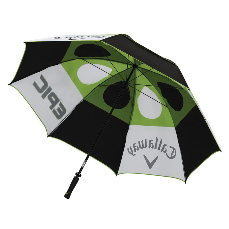 Callaway Epic 68 Inch Tour Golf Umbrella - Black/Green/White