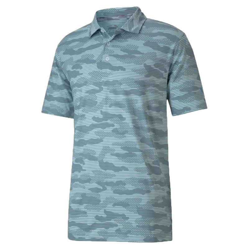 Puma Cloudspun Camo Polo Shirt - Milky Blue