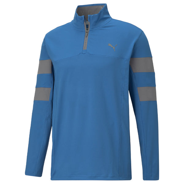 Puma Torreyana 1/4 Zip Sweater - Star Sapphire/Quiet Shade