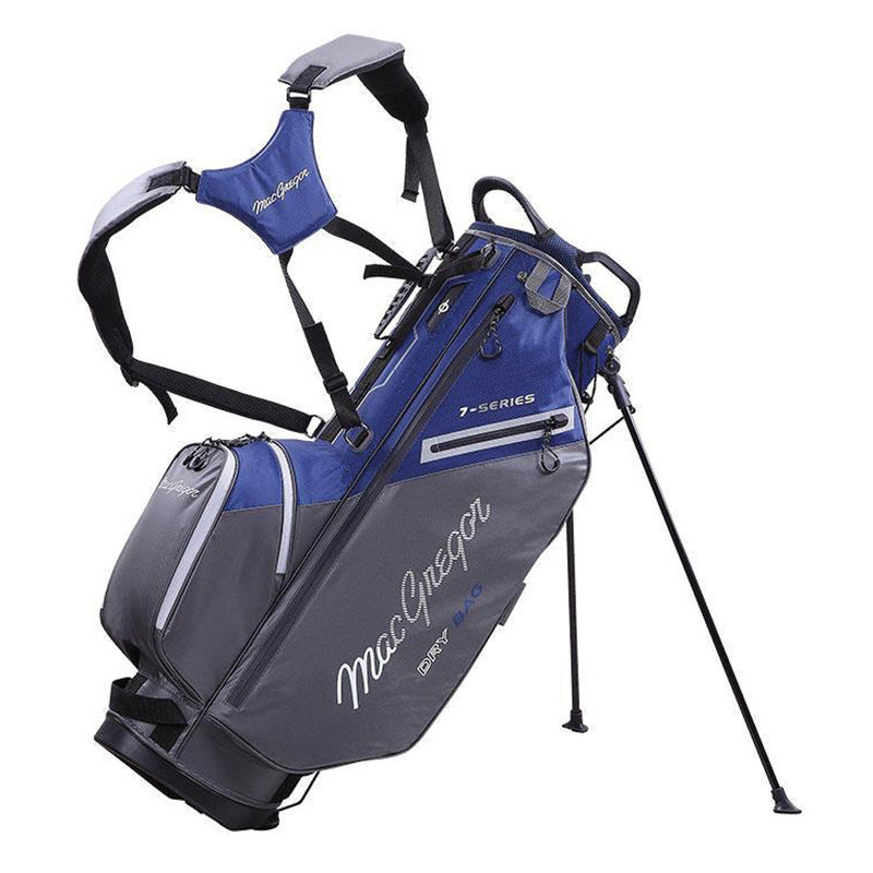 MacGregor 7-Series Water Resistant 9.5" Stand Bag - Navy/Grey