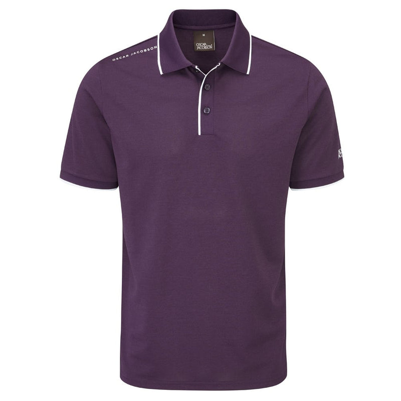 Oscar Jacobson Cooper Polo Shirt - Plum