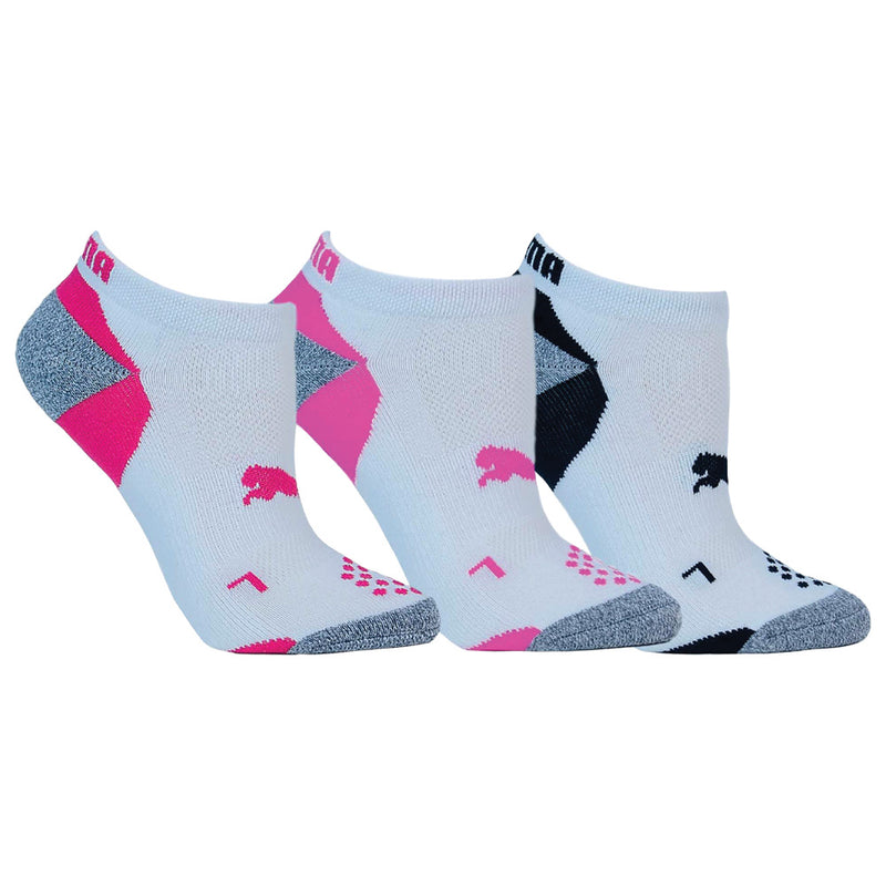 Puma Ladies Pounce 2.0 Low Cut Socks (3 Pack) - Multi