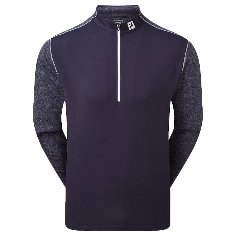 FootJoy Tonal Heather Chill-Out Pullover - Navy