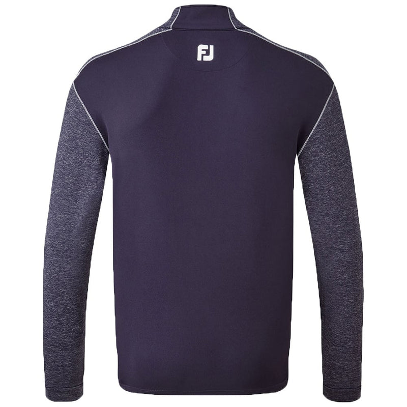 FootJoy Tonal Heather Chill-Out Pullover - Navy