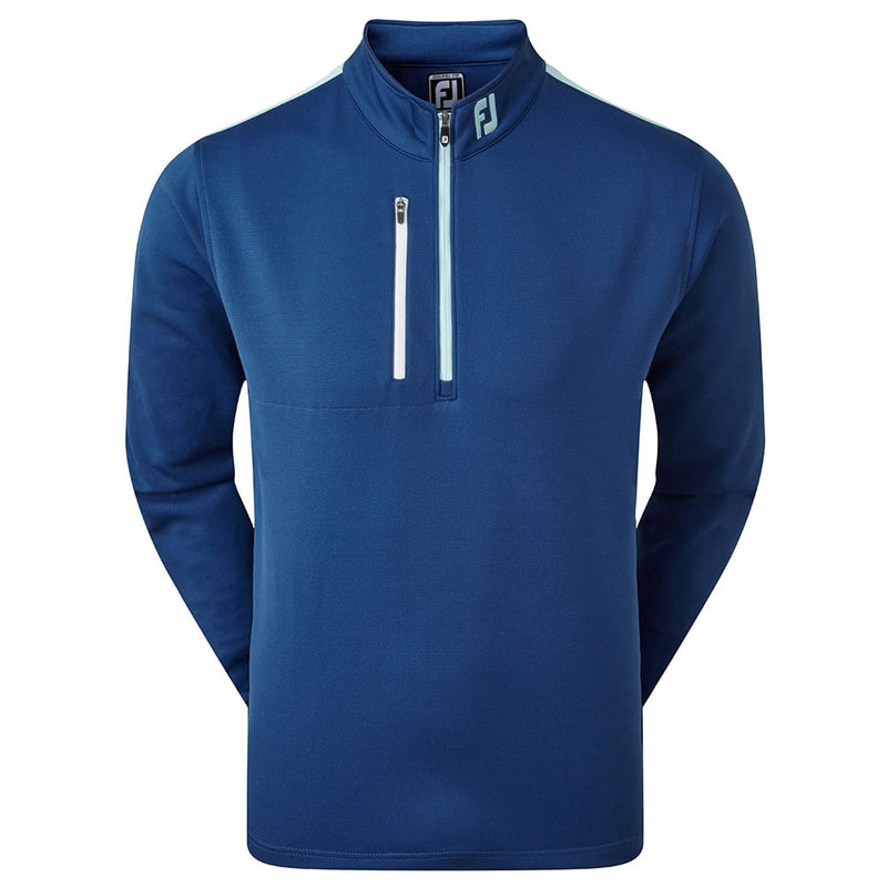 FootJoy Sleeve Stripe Chill-Out Pullover - Blue/Mint/White