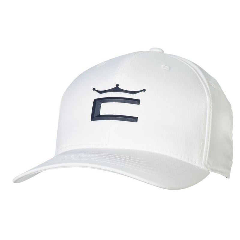 Cobra Tour Crown 110 Snapback Cap - White/Navy