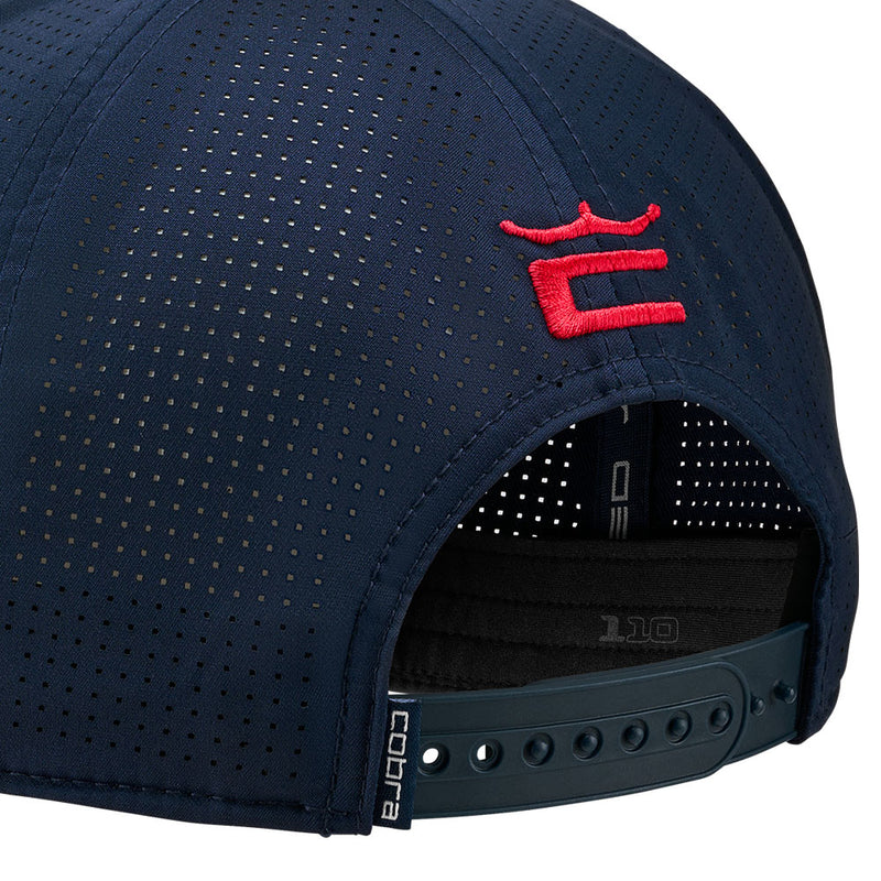 Cobra Split Tour Cap - Club Navy/Strong Red