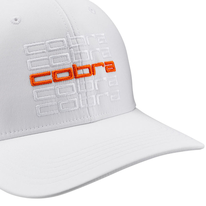 Cobra Repeat Cap - White Glow/Rickie Orange