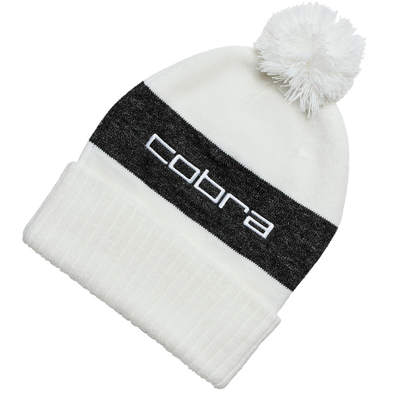 Cobra Pom Beanie - White Glow/Puma Black