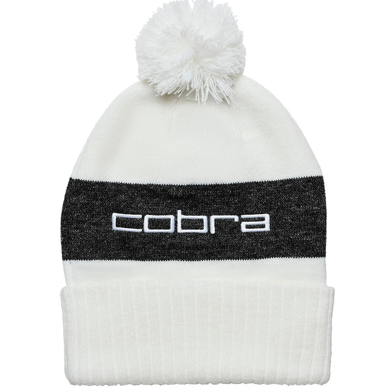 Cobra Pom Beanie - White Glow/Puma Black