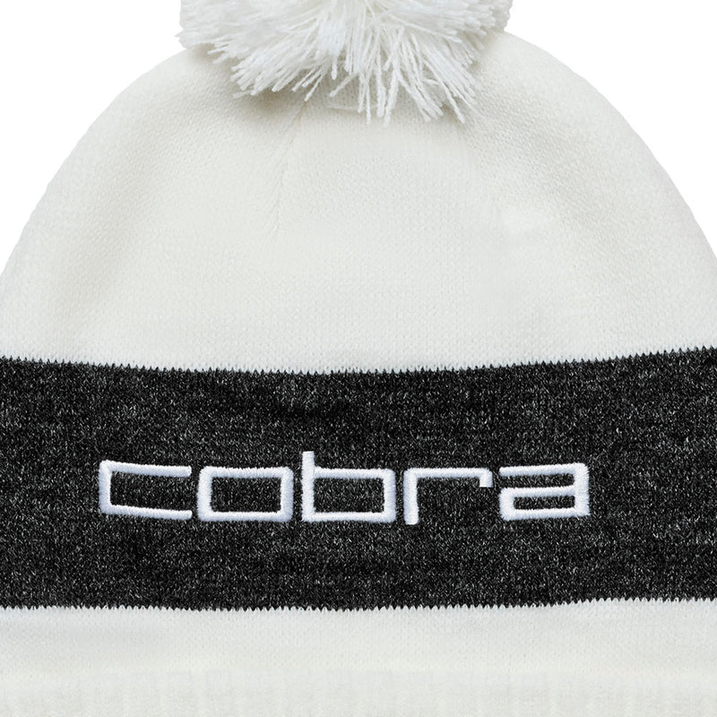 Cobra Pom Beanie - White Glow/Puma Black