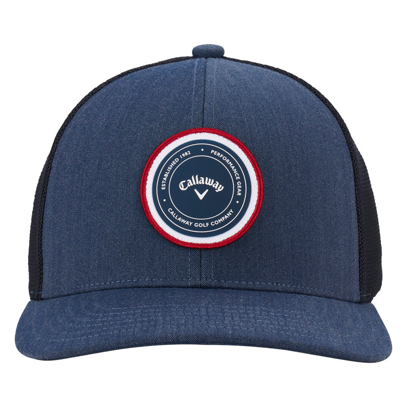 Callaway Playing Through Trucker Cap - Heather Navy