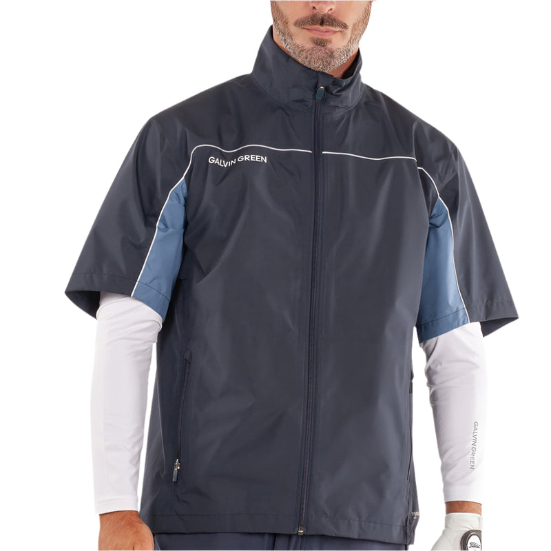 Galvin Green Air Waterproof Jacket - Navy/Moonlight Blue