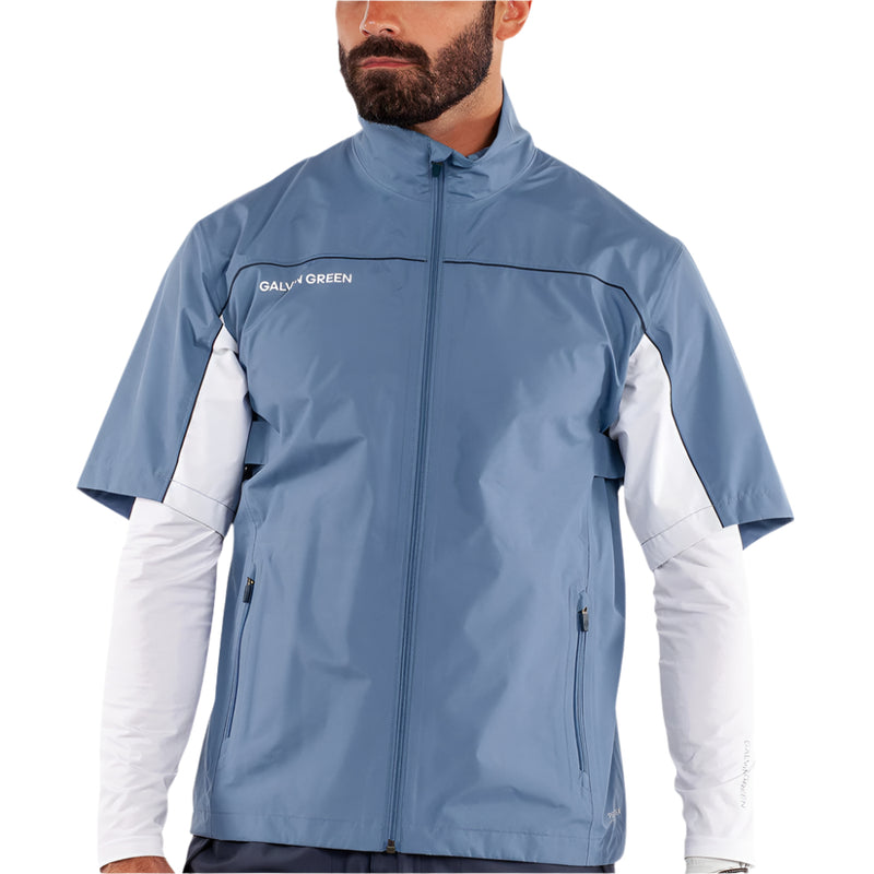 Galvin Green Air Waterproof Jacket - Moonlight Blue/White