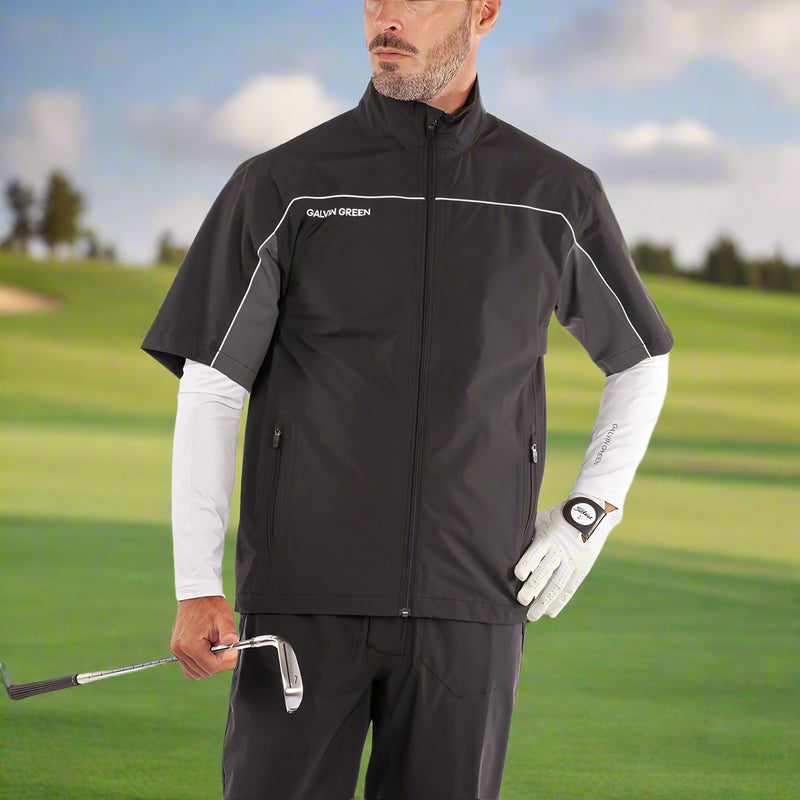 Galvin Green Air Waterproof Jacket - Black/Forged Iron