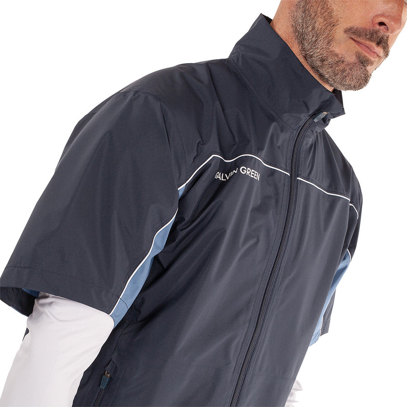 Galvin Green Air Waterproof Jacket - Navy/Moonlight Blue