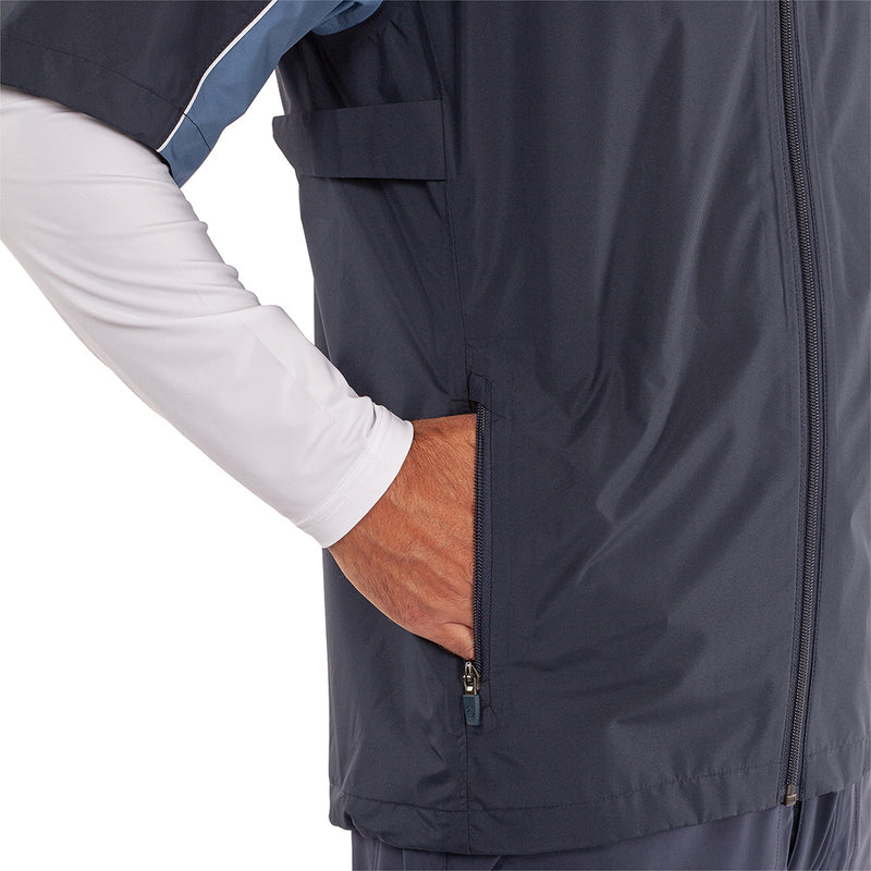 Galvin Green Air Waterproof Jacket - Navy/Moonlight Blue