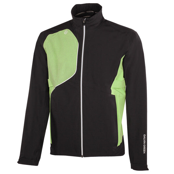 Galvin Green Ames Waterproof Jacket - Black/Fresh Green