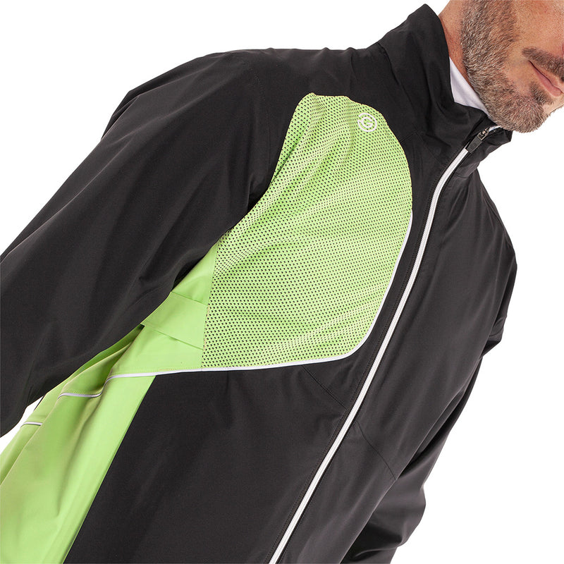 Galvin Green Ames Waterproof Jacket - Black/Fresh Green