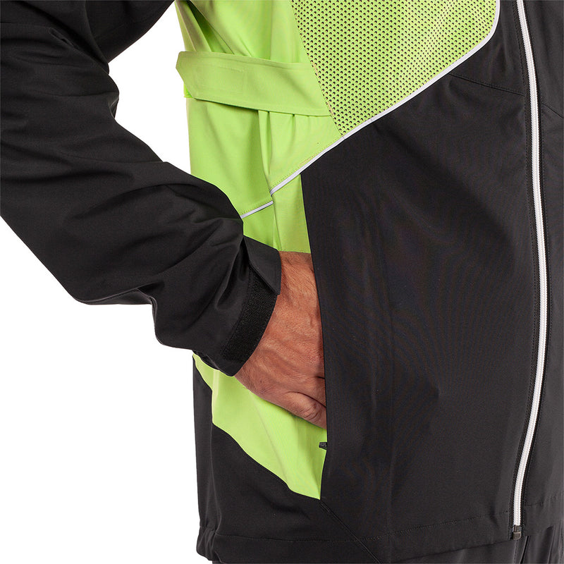 Galvin Green Ames Waterproof Jacket - Black/Fresh Green