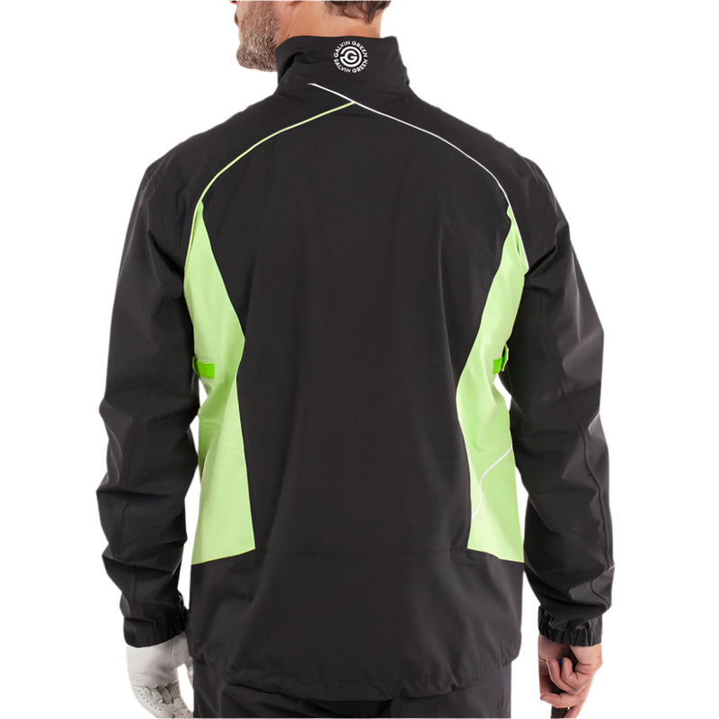 Galvin Green Ames Waterproof Jacket - Black/Fresh Green