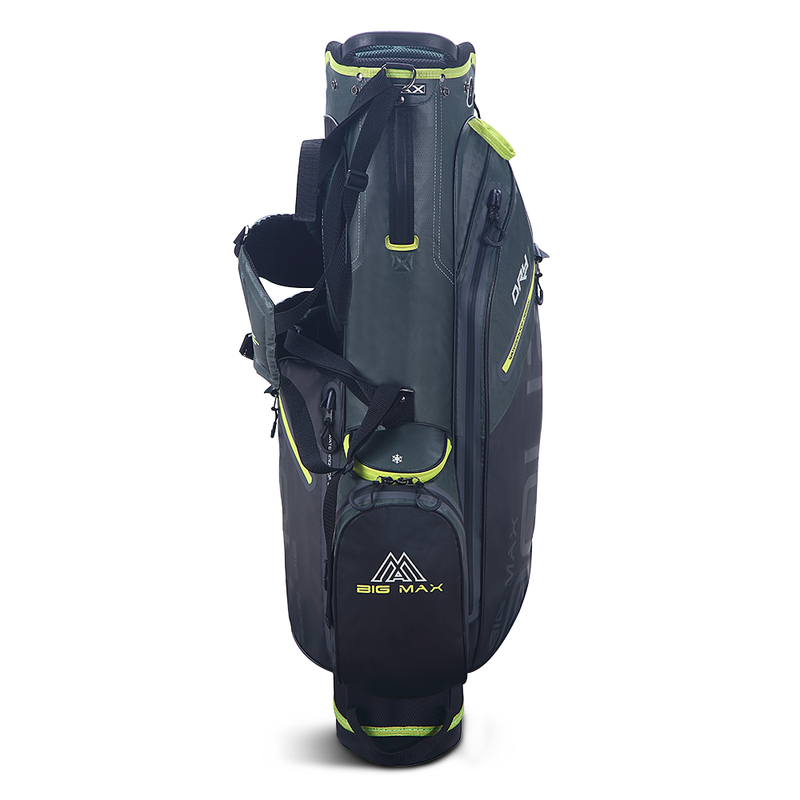 Big Max Aqua Seven G Waterproof Stand Bag - Forest Green/Black/Lime